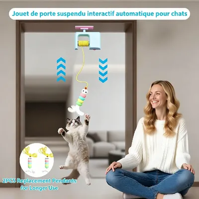 HausPets jouet chat interactif automatique pour chat intérieur HausPets jouet chat interactif automatique pour chat intérieur