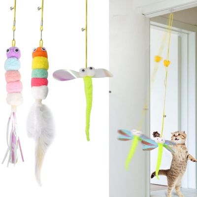 HausPets 3 jouets suspendus chat corde élastique chaton intérieur