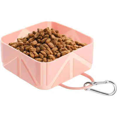 HausPets gamelle voyage chien nourriture pliable 500 ml petit camping car