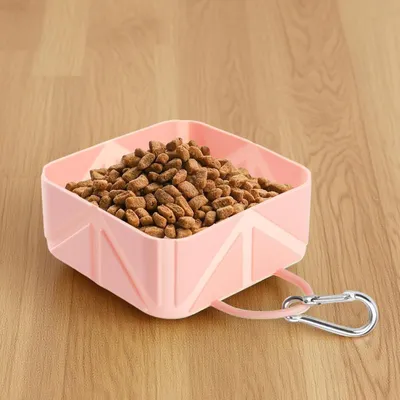HausPets gamelle voyage chien nourriture pliable 500 ml petit camping car