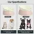 HausPets Gamelle Inclinable Antidérapante pour Chien et Chat, Rose