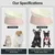 HausPets Comedero basculante antideslizante para perros y gatos, color rosa
