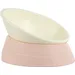 HausPets Gamelle Inclinable Antidérapante pour Chien et Chat, Rose