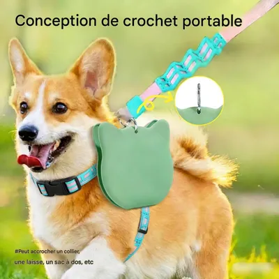 HausPets Double gamelle pliable pour chiens et chats