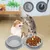 HausPets double gamelle silicone rétractable chien chat anti glouton