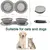 HausPets double gamelle silicone rétractable chien chat anti glouton