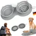 HausPets double gamelle silicone rétractable chien chat anti glouton
