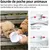 HausPets gourde premium chien 550 ml anti fuite hygiénique petits moyens