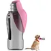 HausPets gourde chien 800 ml anti fuite portable balade voyage rose