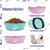 HausPets Lot de 2 Gamelles Inox Antidérapantes pour Chien et Chat HausPets Lot de 2 Gamelles Inox Antidérapantes pour Chien et Chat