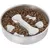 HausPets Gamelle Anti-Glouton Acier Inoxydable pour Chien et Chat
