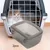 HausPets lot 2 gamelles chien cage anti déversement petits chiens gris