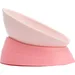 HausPets Gamelle Inclinable Antidérapante pour Chien et Chat, Rose