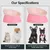 HausPets Gamelle Inclinable Antidérapante pour Chien et Chat, Rose