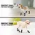 HausPets Paquete de 2 pares de calcetines antideslizantes para perros (M)