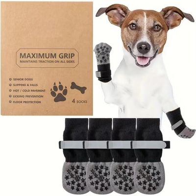 HausPets Chaussettes Antidérapantes Chien XL