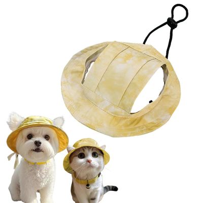 HausPets Sonnenhut Hund Katze Ohren Größe S Gelb