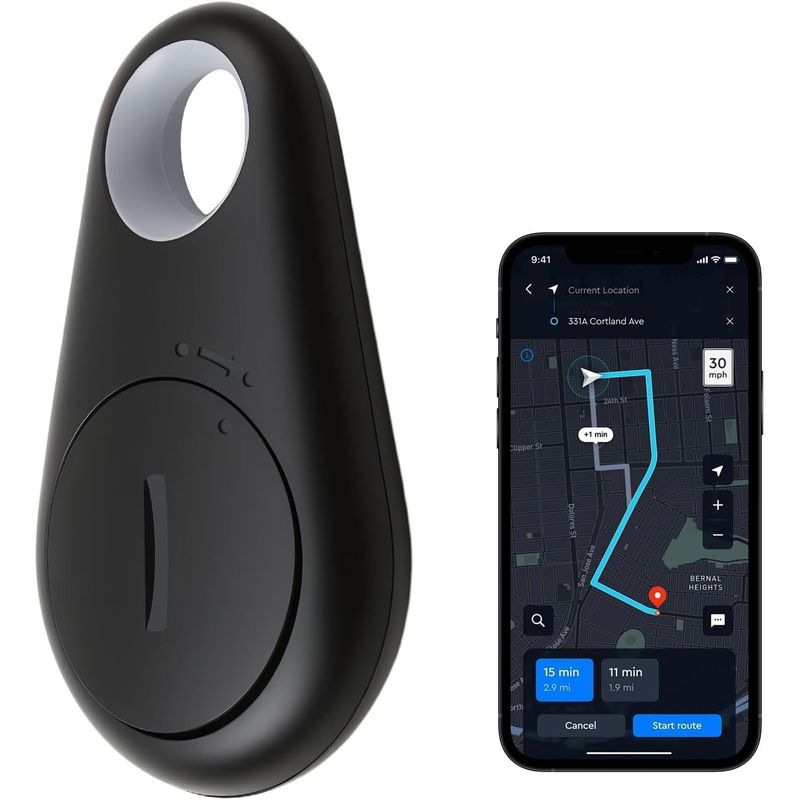 Mini traceur GPS Bluetooth porte clés anti perte sans abonnement