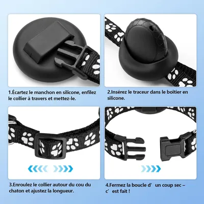 Hausofpets Collier GPS pour chien et chat