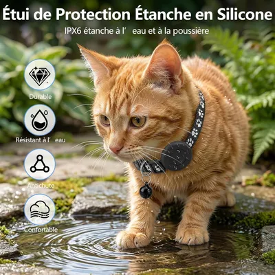 Hausofpets Collier GPS pour chien et chat