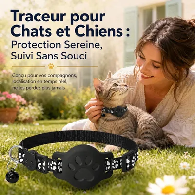 Collier GPS chat chien sans carte SIM localisation temps réel étanche Collier GPS chat chien sans carte SIM localisation temps réel étanche