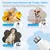 Coupe griffes chien silencieux piles AA incluses