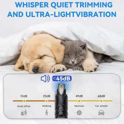 Lime griffe chien électrique LED 2 vitesses rechargeable