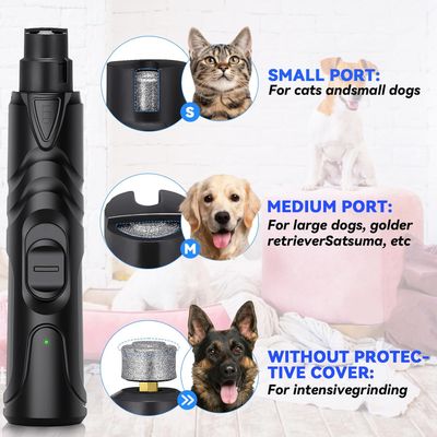Lime griffe chien électrique LED 2 vitesses rechargeable