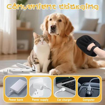 Coupe ongles chat LED rechargeable anti éclaboussures