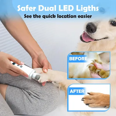 Lime ongles chien électrique rechargeable 2 vitesses LED 40dB Lime ongles chien électrique rechargeable 2 vitesses LED 40dB