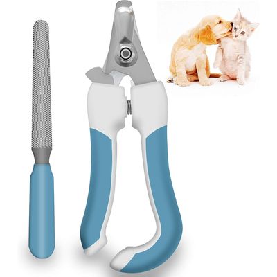 Coupe ongles animaux sécurité anti surcoupe avec lime gratuite