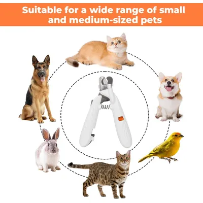 Coupe griffe chien chat LED anti éclaboussures Coupe griffe chien chat LED anti éclaboussures