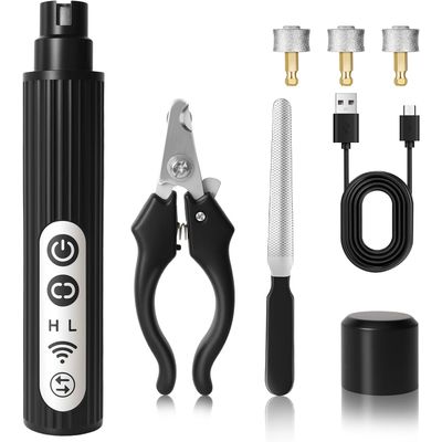 Lime ongles chien LED 2 vitesses anti poussière