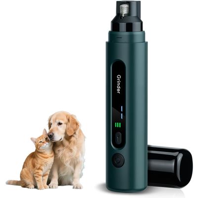 Lime ongles chien électrique 5 vitesses LED rechargeable vert