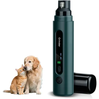 Lime ongles chien électrique 5 vitesses LED rechargeable vert Lime ongles chien électrique 5 vitesses LED rechargeable vert