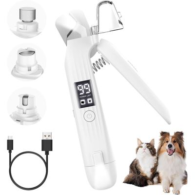 Lime ongles électrique 2 en 1 chien chat écran LED