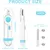 Tondeuse ongles animaux LED 2 en 1 coupe lime électrique