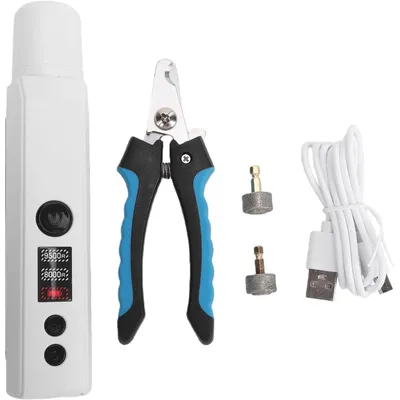 Lime ongles animaux double LED silencieux rechargeable Lime ongles animaux double LED silencieux rechargeable