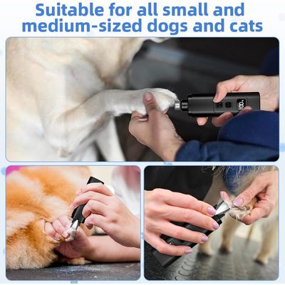 Lime ongle 2 vitesses chien électrique rechargeable