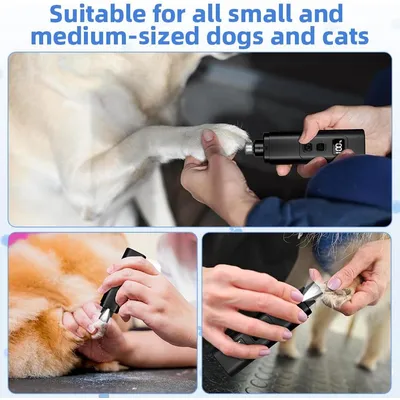Lime ongle 5 vitesses chien électrique rechargeable