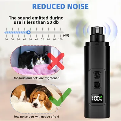 Lime ongle 5 vitesses chien électrique rechargeable