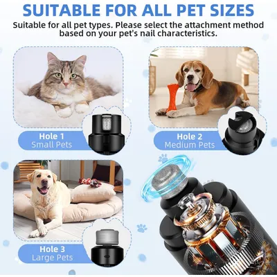 Lime ongle 5 vitesses chien électrique rechargeable