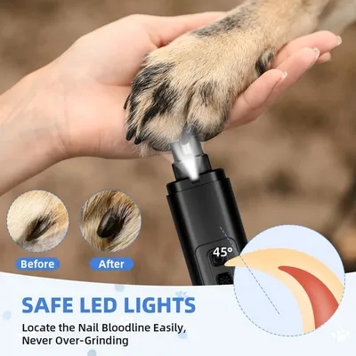 Lime ongle 5 vitesses chien électrique rechargeable