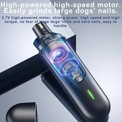 Générique meule ongles canin électrique 3 modes recharge USB C