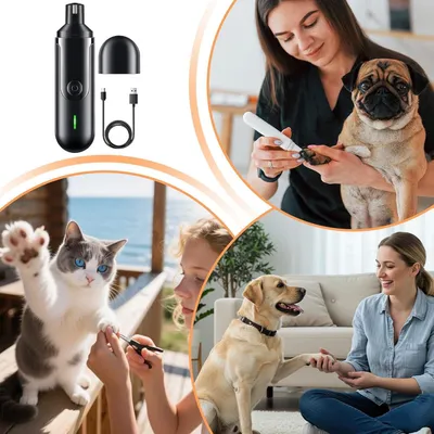 Générique meule ongles canin électrique 3 modes recharge USB C