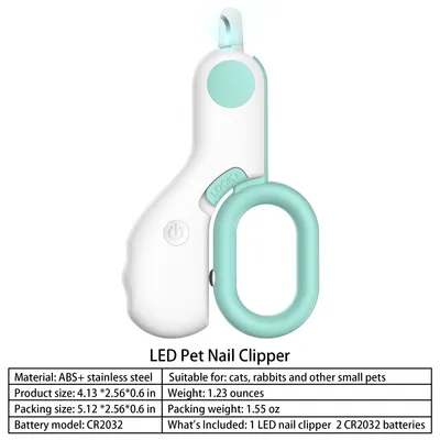 HausPets Coupe-griffes LED Chien Chat Lapin Oiseau