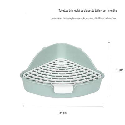 HausPets Toilette anti - éclaboussures pour petits animaux