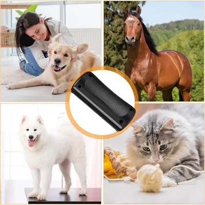 HausPets Brosse Toilettage ABS pour Chien et Chat, Légère Portable