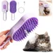 HausPets 3-in-1 Dampf-Bürste zur Fellpflege für Katzen und Hunde