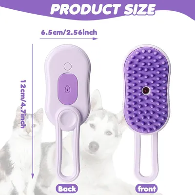 HausPets Brosse Toilettage Vapeur 3 en 1 pour Chat et Chien HausPets Brosse Toilettage Vapeur 3 en 1 pour Chat et Chien